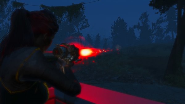 Испытываю новый "Гатлинг-лазер"