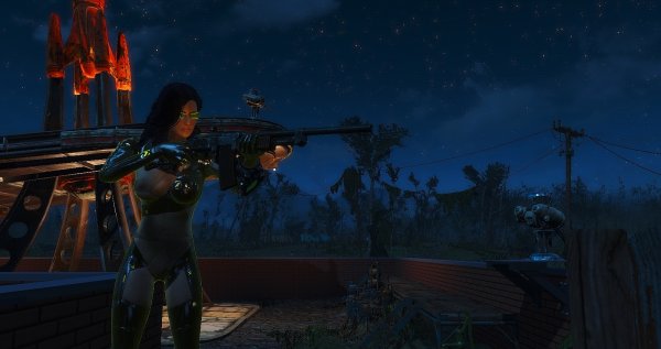 Ева вышла осмотрется..