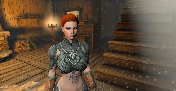 Моя Шэйла в своём скромном доме..