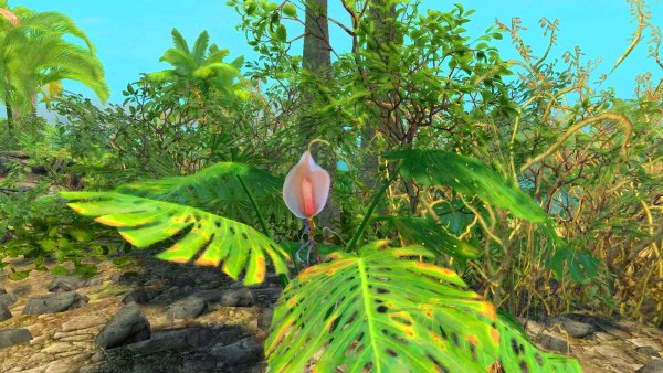 На этот цветочек..