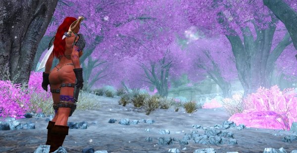 Шэйла в магическом Эндеральском лесу..