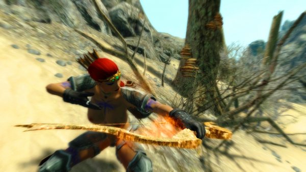 Шэйла с луком