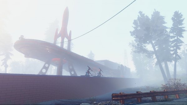 Стоянка грузовиков Кр.Ракета или Титатик?