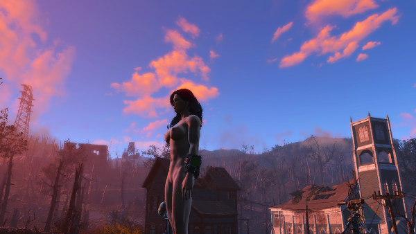 Ева на крыше одной из своих RedRocket