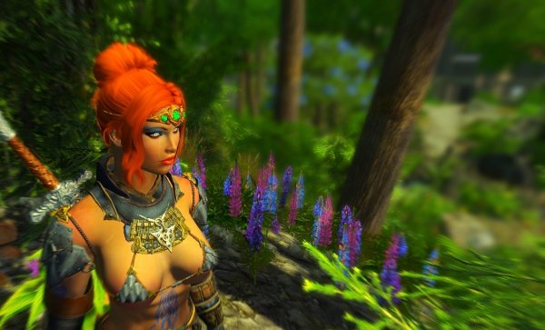 Шэйла в лесу. Enderal