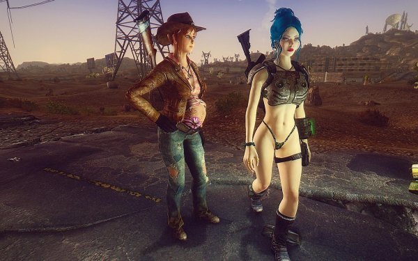 FalloutNV Кесс и ее караван...