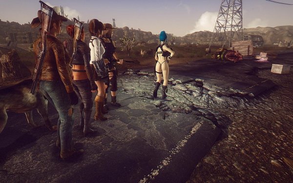 FalloutNV На месте гибели каравана