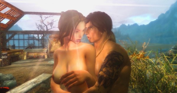 Анджелина зашла в гости к Эйрану на дачу..