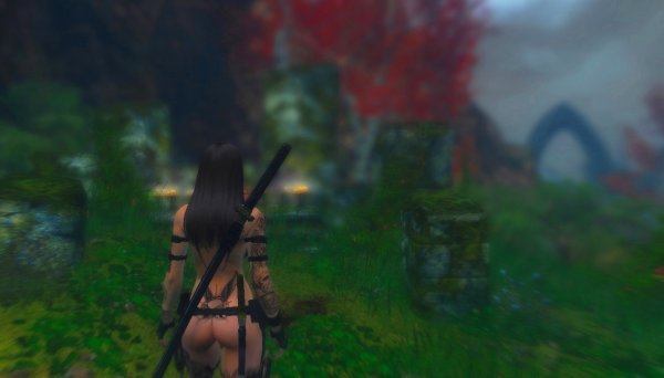 Велена у древних развалин.. Скайрим