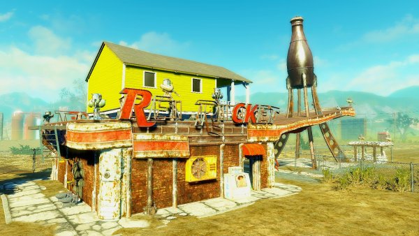 Красная ракета в Ядер-мире. Fallout4