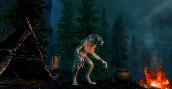 Луна одела шкурку.