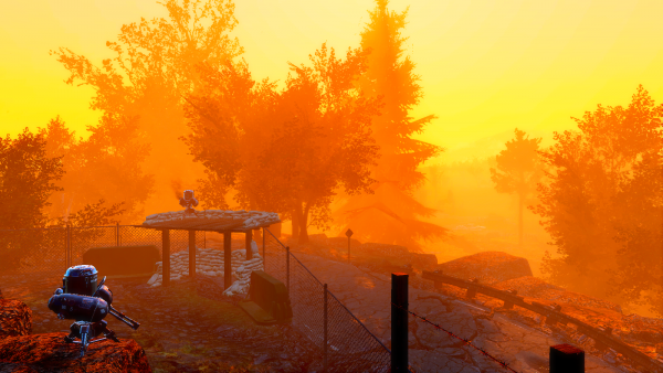 Периметр под охраной турелей. Fallout-4