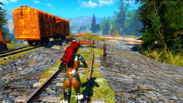 "Какое небо голубое!" ;) Fallout-4