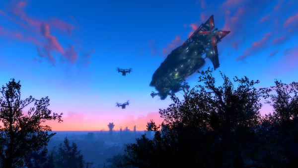 Летающий баклажан Братства Стали.  Fallout-4