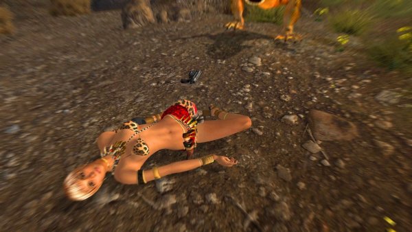 С пистолетом на чудище - плохая мысль! New Vegas