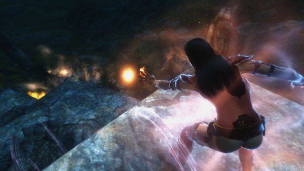 Velena мечет файерболы.. SkyrimLE