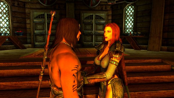 Эйла вешает лапшу на уши Фалоса! ))))