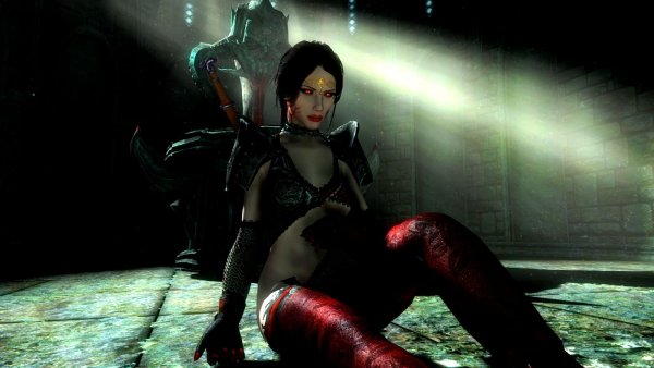 Знакомтесь - это Vampirella... Skyrim SE