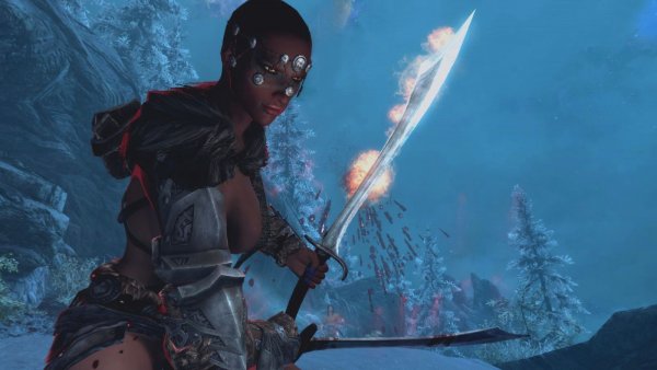 Хускарл Райя оказалась отличным мечником.. SSE