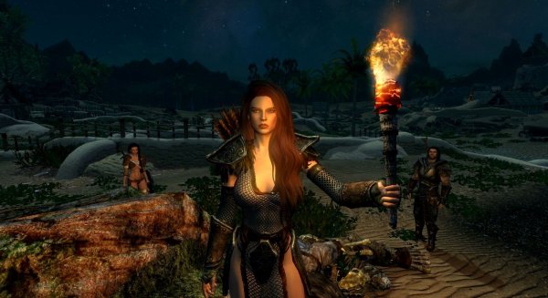 Ооочень красивая Эйла!!! SkyrimLE (Тропики 4.0)