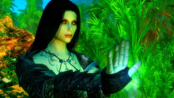 Нора - норд, в жару она может охладится магией