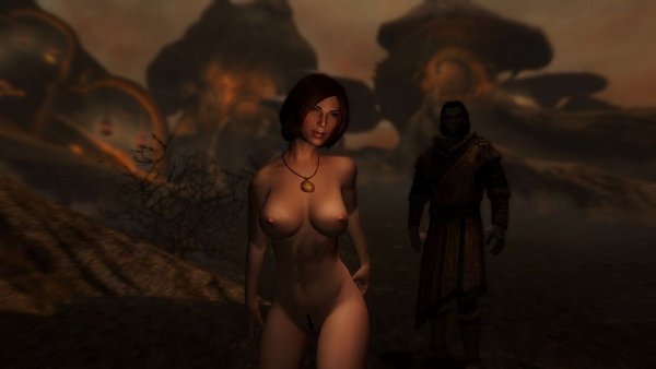 Риа: А может станцуем?! )))  SkyrimSE