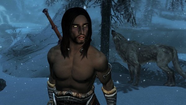 Мой вервольф - красавчик! )) SkyrimSE