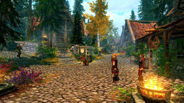 ВАЙТРАН днём... SkyrimLE (4.0 сборка)