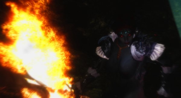 Суккуба Даркнес кого-то жарит.. SkyrimLE