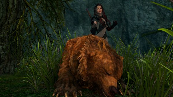 Мишку лохматого погладить, пока спит..