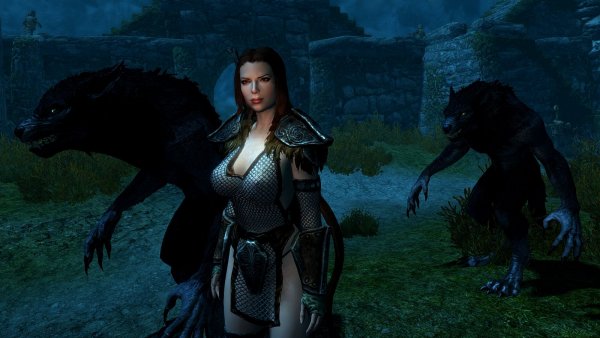 Эйла и друзья... :) SkyrimSE