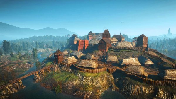 Селение на острове.. witcher3