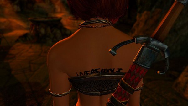 Риа в тайном месте вервольфов.. SkyrimSE