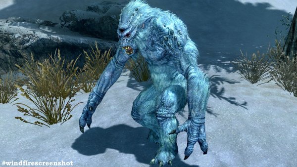 Снежный тороль.. SkyrimSE (сборка 6.0)