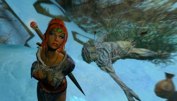 Шэйла в пещере ENDERAL (сборка 2.0)