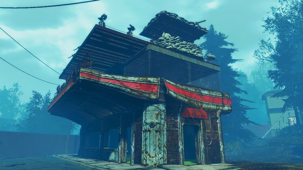 Одна из моих К.Ракет на Фар Харборе. Fallout-4