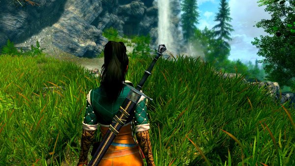 Дориана любит бродить одна по Скайрим..