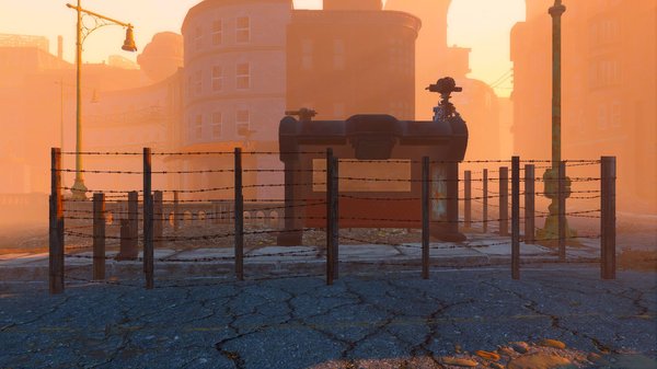 Моя личная автобусная остановка ))) Fallout-4