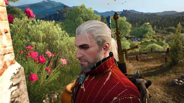 Геральт в имении Корво Бьянко. ВЕДЬМАК III (сборка Торна)