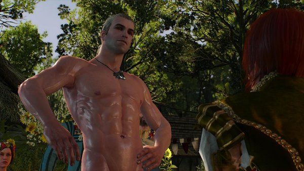 Геральт: а мне нечего стестнятся! ВЕДЬМАК III (сборка Торна)