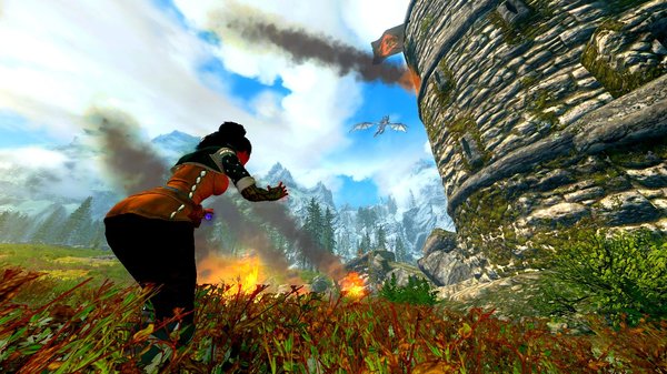 Летит безобразничать. Ждём! SkyrimSE (сборка 6.0)