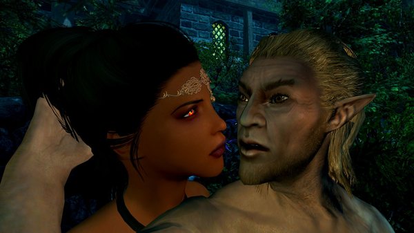 Перед поцелуем.. SkyrimSE (сборка 6.0 ЛЕТО)