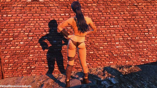 Стена, тень, тату.. FALLOUT-4 (Сборка 6.1)