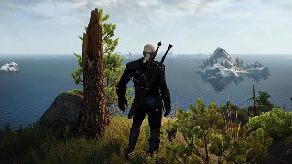 Геральт бродит по островкам Скелиге..