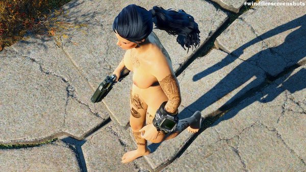 Нагая но опасная.. FALLOUT-4 (Сборка 6.2)