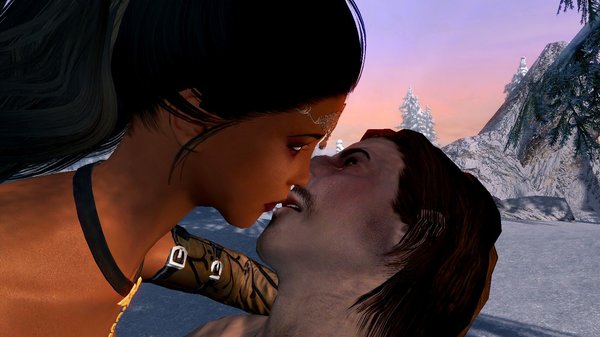 Дориана соблазняет вампира, что бы..