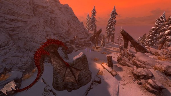 "Драконий пейзаж". SkyrimSE (сборка 6.0)