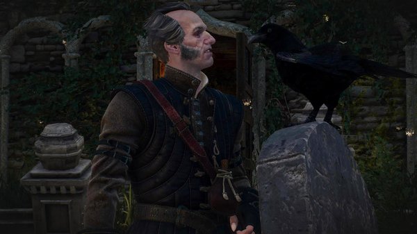 Вампир говорящий с вороном. ВЕДЬМАК III (сборка Торна)