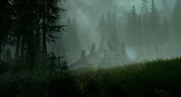 Вблизи "Драконьего моста". SkyrimSE (сборка 6.0)