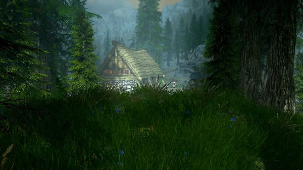 Домик в лесу.. SkyrimSE (сборка 6.0)